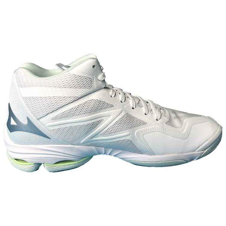 Mizuno Wave Lightning Z7 Удобные Универсальные Прочные Дышащие Кроссовки средней высоты для тренировок Унисекс Кроссовки для тренировок Белые V1GC225037