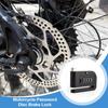 motorcycle disc brake lock, anti-theft metal brake lock motorcycle lock, 4 digit password disc