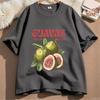 Guavas Retro Graphic TShirt Casual Cotton Short Sleeve Fruit Lover Tee Shirt Cute Unisex Adult Graphic T Shirt Unisex Unisex Tops