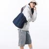 Japanese large-capacity denim bag men's and women's canvas large tote bag ins shoulder mother bag shopping bag student schoolbag