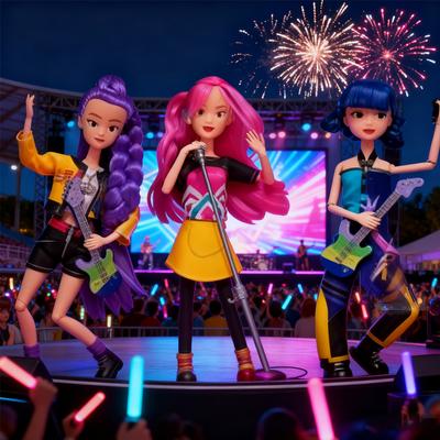 ПОСЛЕДНИЕ Игрушки для кукольных игр Kpop Охотники на демонов Фигурка-игрушка Руми Мира Зои Красивая принцесса Куклы для младенцев Пластиковая игрушка-конструктор для девочек/*