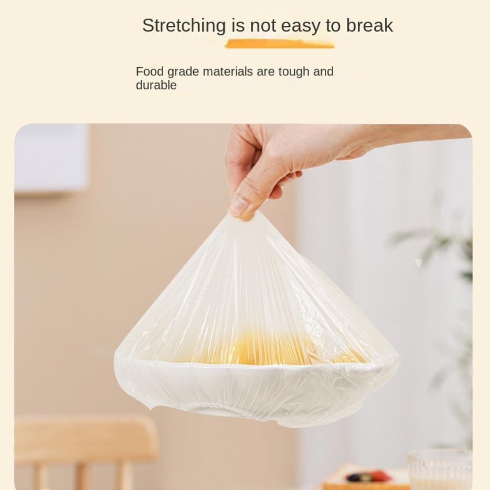 100/300/500pcs Food Grade Plastic Disposable Food Cover Cling Film Cover For Fruit Vegetable