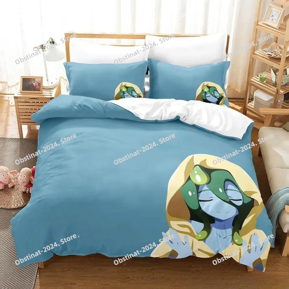 New Monster Musume Everyday Life With Monster Girls Bedding Set Cartoon Anime 3 piece set Adult Kid Bedroom Duvet cover Sets