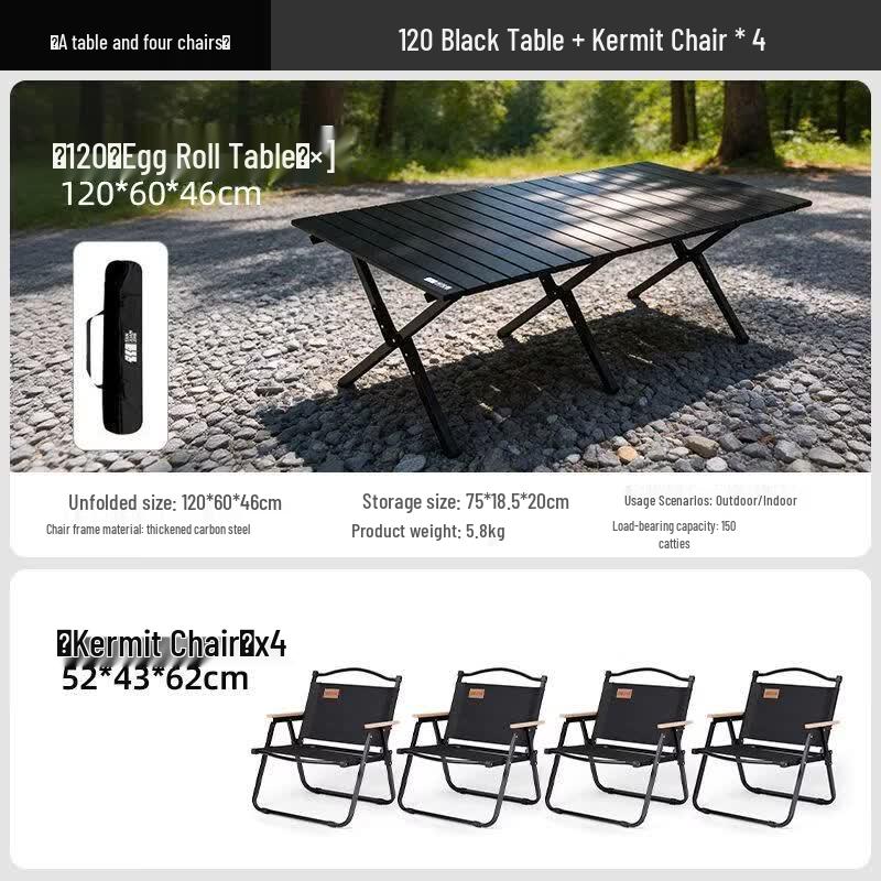 Explorer Portable Outdoor Camping Table & Chair Set