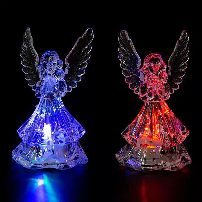 Bedside Lamp Colorful Wings Decoration Angel Style Desktop Night Lamp