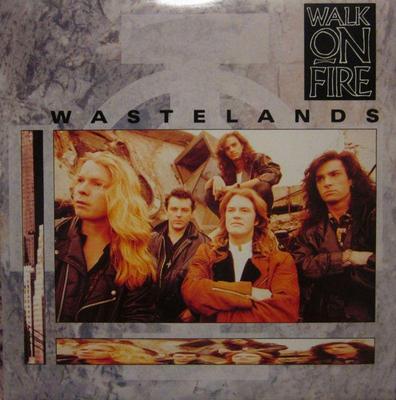 7-дюймовая пластинка WALK ON FIRE - Wastelands MCS1507 MCA Records 1991 UK Рок Б/У