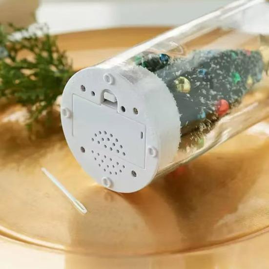 Рождественский снеговик Послание в бутылке Записываемая голосовая бутылка-сувенир Снежная сцена в ностальгической бутылке Декорация Праздничный памятный подарок