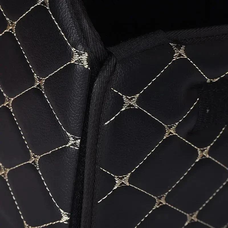 30cm Car Trunk Storage Box Car PU Leather Trunk Storage Box Car Multiuse Storage Car Trunk Bag Auto Storag Box Car Interior