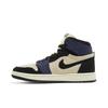 Womens Air Jordan 1 High Zoom Comfort 2 'Blackened Blue' (women's sizes) Muslin / Black / Blackened Blue / Coconut Milk Vintage Basketball Shoes