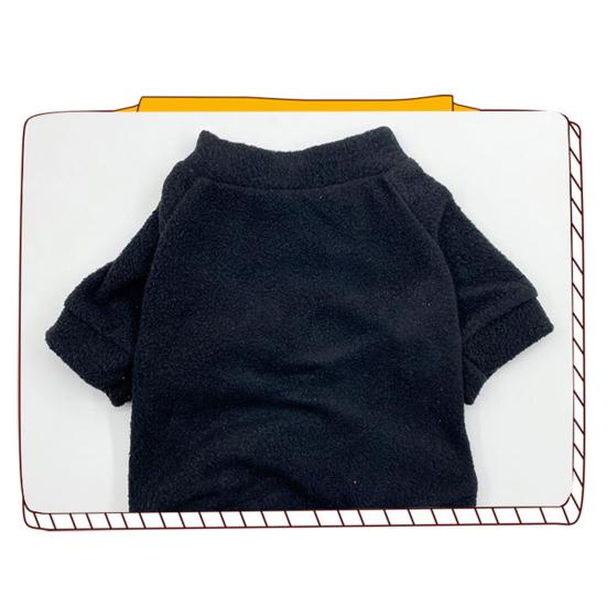 Одежда для домашних животных, супермягкий износостойкий флисовый однотонный пуловер для щенков, пуловер для домашних животных