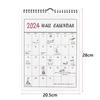 Годовой Ежедневный График 2024 Планировщик Расписание Полезный Органайзер Агенда Дом Офис