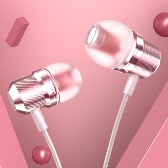 In-ear Wired Earphone Metal Magnetic Subwoofer Mic Volume Control Gaming Headset