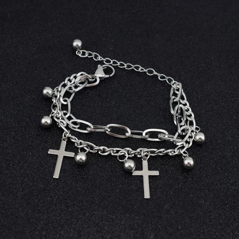 BraceletStainless Steel Bracele Stainless Steel Jewelry for Women Men Punk Hip Hop Jewelry Bracelet