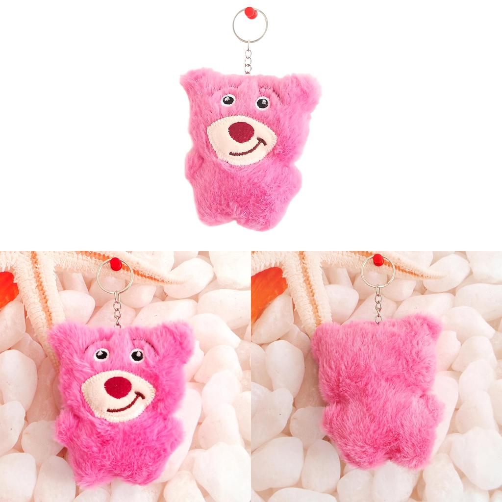 Lotso Keychain Plush Toy Stuffed Doll Bag Pendant Decoration Gift For Kids