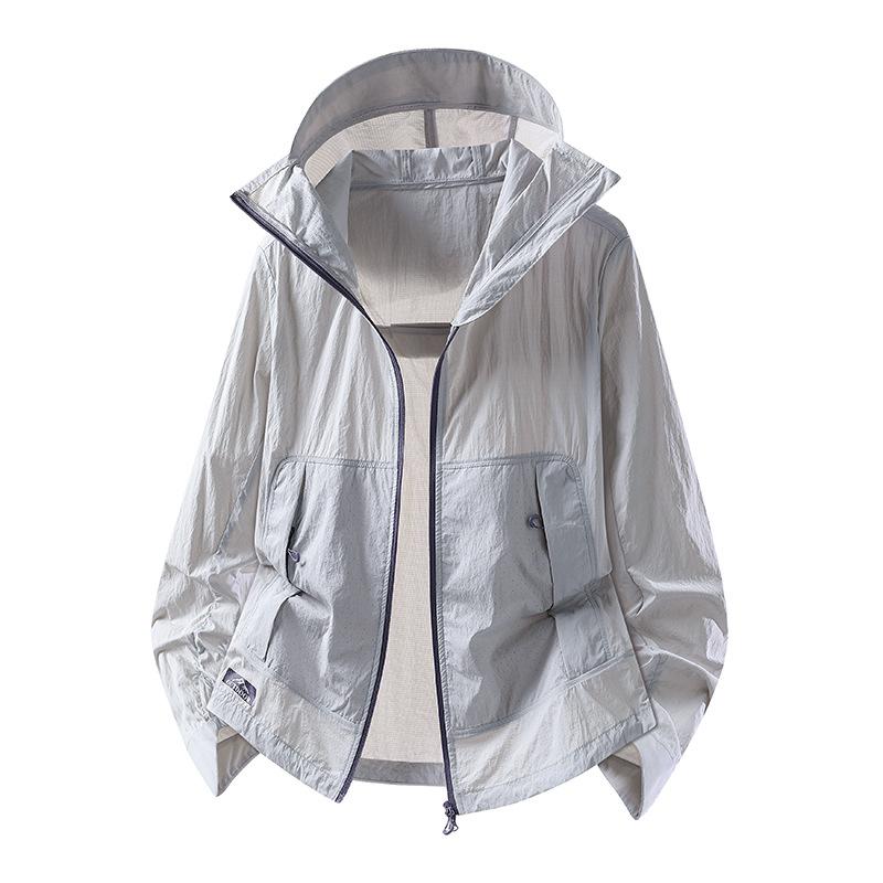 Breathable ice silk skin clothing outdoor quick-drying couple clothing upf10 + summer men's and women's sunscreen clothing UV protection