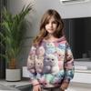 Girls Clothes Hoodie 3D Cat Print Blouses Sweatshirts Autumn Clothes for Children Sweatshirts Fashion Hoodies Children Clothes