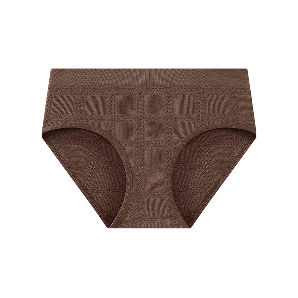 Women's Seamless Plus Size Women's Underwear Mid Waist Breathable Underwear