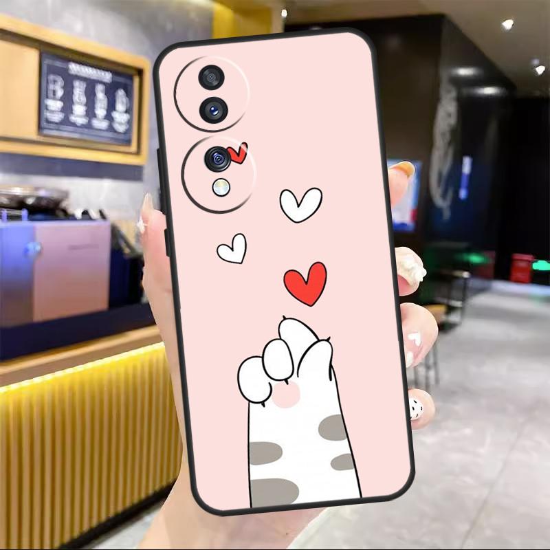 Чехол с рисунком «Милые смешные лапки кошек» Для Honor Magic 6 7 8 Pro Для Honor 90 70 50 Lite 400 200 X8c X8b X9a X9b X9c X9d Win RT