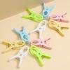 15PCS Plastic Quilt Clips Rust Proof Windproof Clothespins Bed Sheets Clips  Drying Laundry