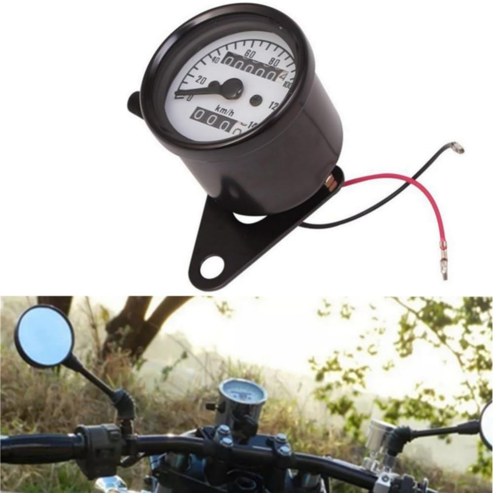 Велосипедный спидометр 140 км/ч Универсальный прибор Подсветка Одометр Счетчик пробега (черный)