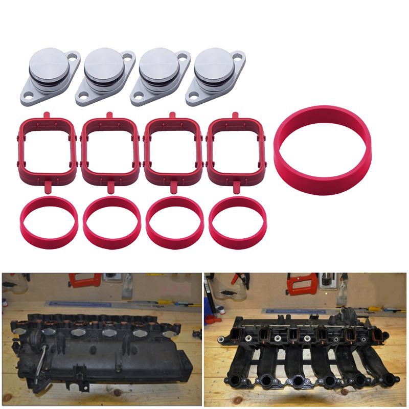 4*22mm / 4* 33mm Swirl Blanks Flaps Repair Delete Kit for BMW E87 E46 E90/91/92 E39 E60/61 E38 E65 E83 E53 E70 M47 M57 ect.