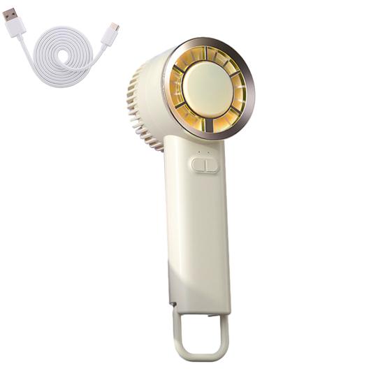 Handheld Cooling Fan Mini Air Conditioner Low Noise Rechargeable Speed Adjustable Powerful Small Portable Fan