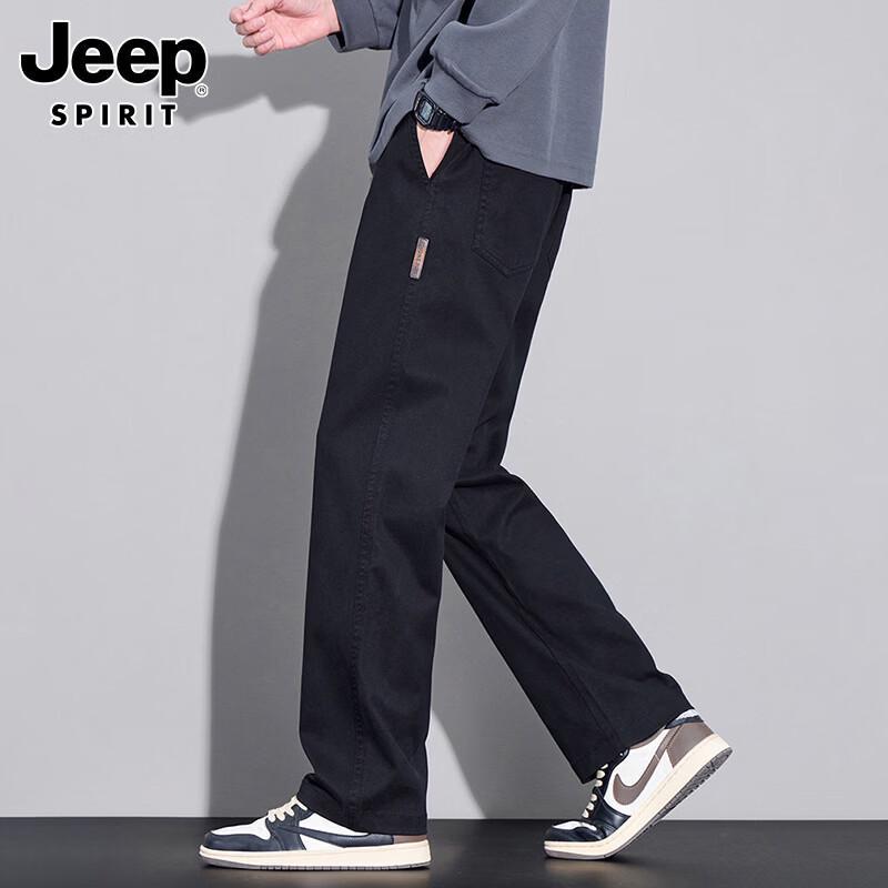Мужские повседневные брюки JEEP SPIRIT, свободные, прямые, для осени/зимы