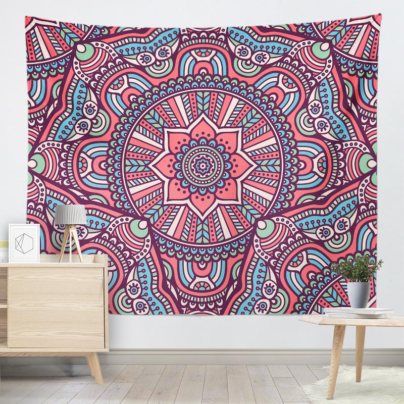 Мандала настенный гобелен диван фон ткань обои гобелен студенческое общежитие украшение гобелен украшение