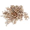 100Pcs Musical Note Wood Pieces Unfinished Easy Painting Stimulate Imagination Widely Used Music