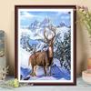 5D DIY Diamond Painting Snow Fawn Cross Stitch Kit Mosaic Diamond Embroidery Rose Full Round/Square Drill Home Decoration