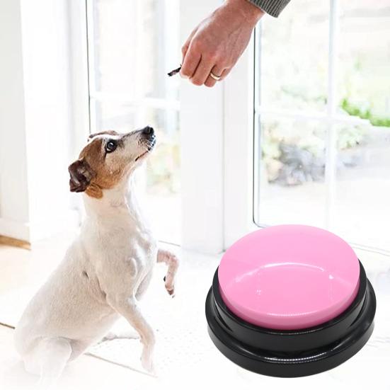 Кнопка записи голоса Интерактивная кнопка для общения с собакой Обучающий зуммер для общения с питомцем