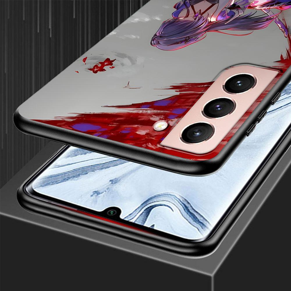 Star Rail Acheron Case for Samsung Galaxy S23 S10e S10 S21 FE S22 S9 S24 Ultra S20 Plus Soft Black TPU Phone Cover Bumper