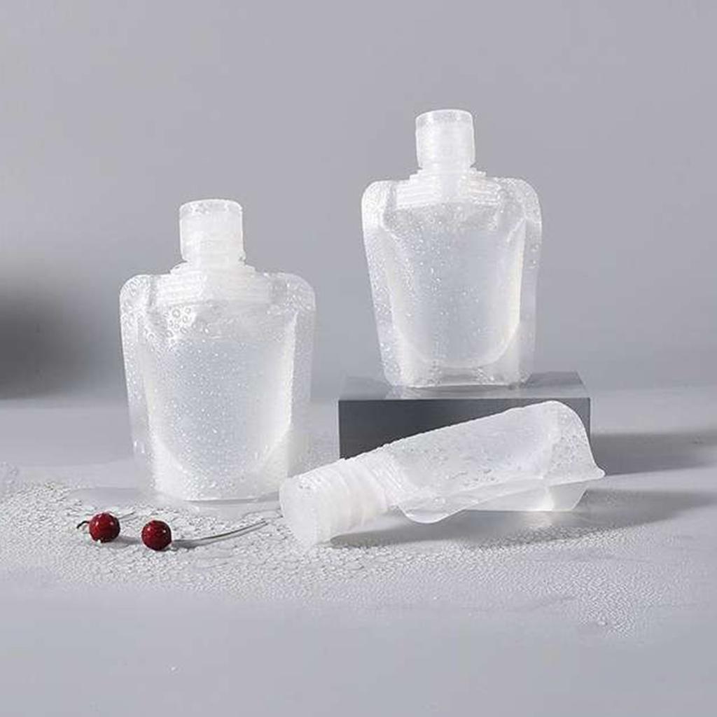 Многоразовый пакет с откидной крышкой для жидкой косметики 30 мл, 50 мл и 100 мл, пакеты для дозатора лосьона