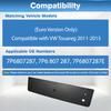 For VW Touareg 2011 2012 2013 2014 2015 Euro Version Only Car Front License Plate Bracket Plastic 7P6807287 7P6807287E