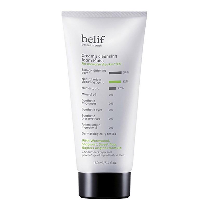 Belif Creamy Cleansing Foam Moist, 160ml, 1 pcs