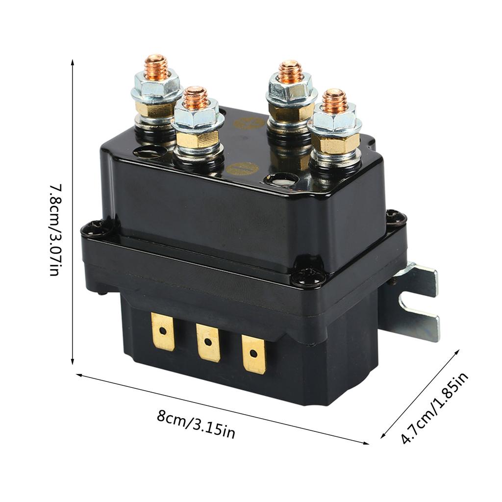 Универсальный 250A 12 Вольт лебедка соленоид контактор реле лебедка кулисный переключатель большой палец для 5000lbs-7000lbs квадроцикл UTV 4WD лебедки