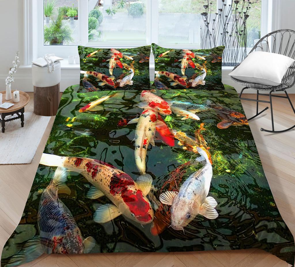 Комплект постельного белья на тему животных, роскошное пуховое одеяло и наволочка с 3D-принтом, 2/3 предмета, полноразмерное постельное белье из Австралии, Германии, США и Великобритании