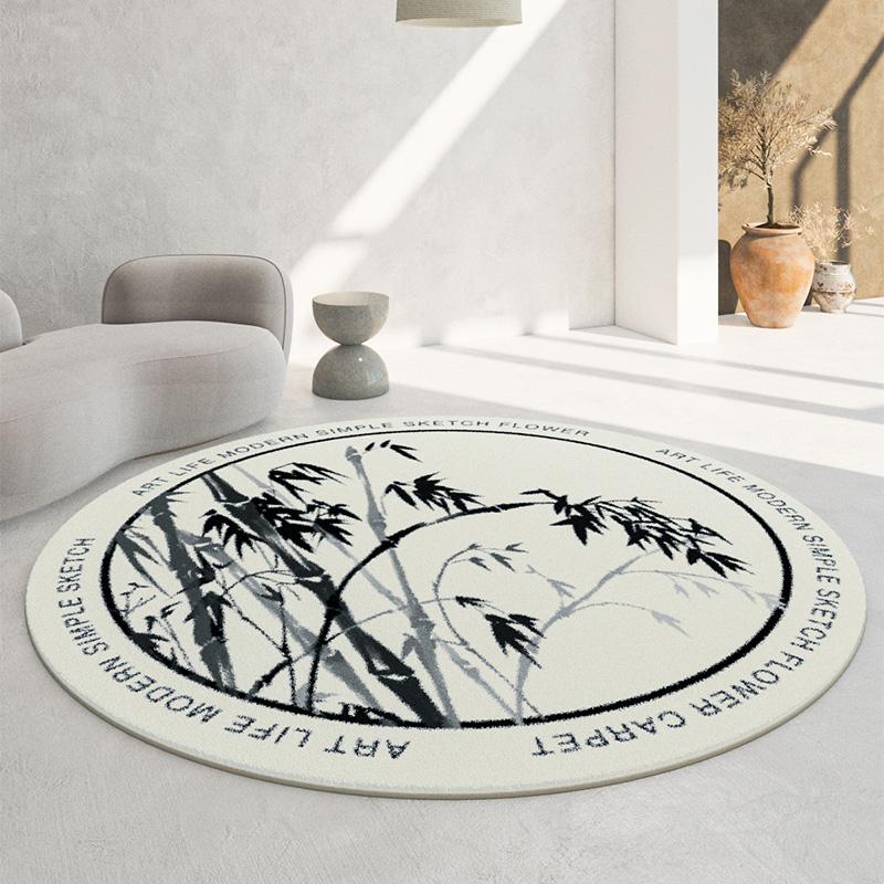 Мягкие круглые ковры с имитацией кашемира, современные украшения, диваны для гостиной, коврики, простой домашний ковер для спальни, большой ковер для гостиной