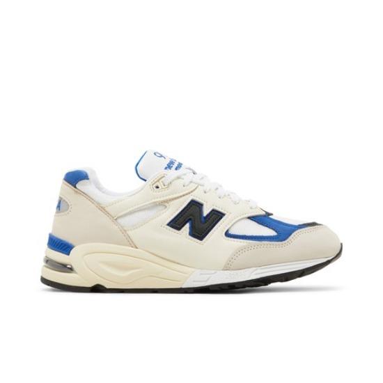 New Balance Teddy Santis x 990v2 Сделано в США Белый Синий M990WB2