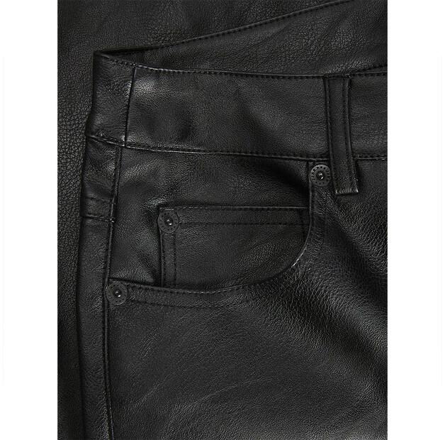 Jack & Jones Kenya Straight Faux Leat JJXX High Waist Trousers