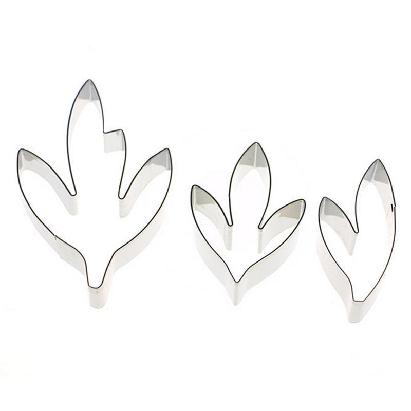 Мягкие конфеты для украшения торта, инструмент из нержавеющей стали, резак для листьев пиона