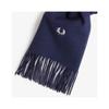 Fred Perry Шарф из овечьей шерсти темно-синий, белоснежный Cfpu2334126 608