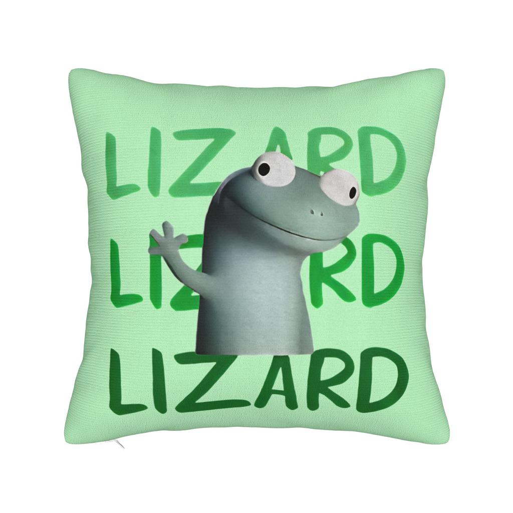 Retro Cartoon Tom Lizard Hoppers Square Pillow Case Cushion Cover Awesome Polyester Decorative Pillowcase for Home x