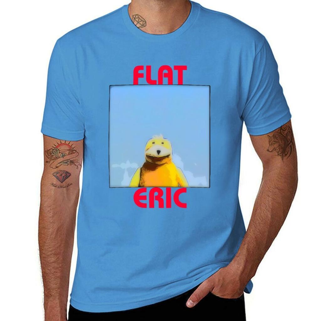 Футболка Flat Eric смешные костюмы спортивные фанаты кроссвит футболка мужская приталенные футболки для мужчин