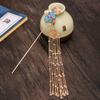 Chinese Style Ancient Hair Stick Sets Tassel Earrings Hairpin Set Bridal Headwear  Cheongsam