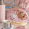 Kawaii Sugarbunnies Shell Storage Bag Niche Makeup Bag Cute And Sweet Japanese Girl Zipper Portable Stationery Storage Wash Bag