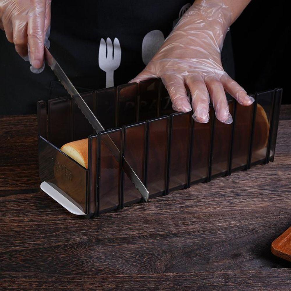 Plastic Swiss Roll Cutting Mold Accurate Cake Division Moulds Household Cake Roll Cutter  Bread