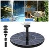 13/16/18cm Floating Solar Powered Water Fountain Waterproof Bird Bath Fountain  Outdoor