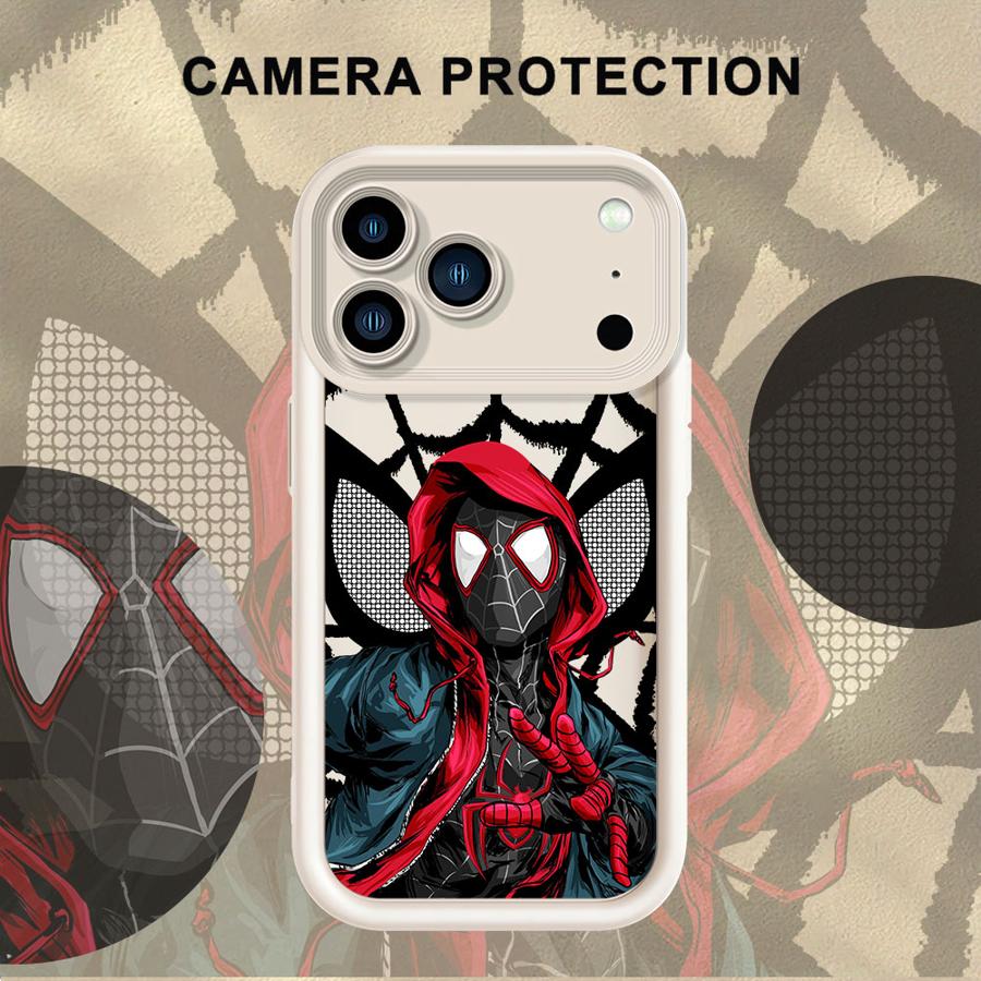 Мягкий чехол для телефона Marvel Человек-паук для iPhone 13 12 11 Pro Max XR XS Max 15 16 14 Plus 17 Air 16e
