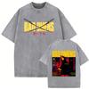 Rock Band Bad Omens Vintage Washed T Shirt Women Casual Retro Cotton T-shirt Women's Clothing Hip Hop Gothic Oversized Tshirt